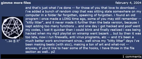 BK newsBoard circa 2004